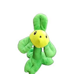 Plants Vs. Zombies PvZ Blover 8” Plush Toy, Collectible Plant Green Sprout Shoot